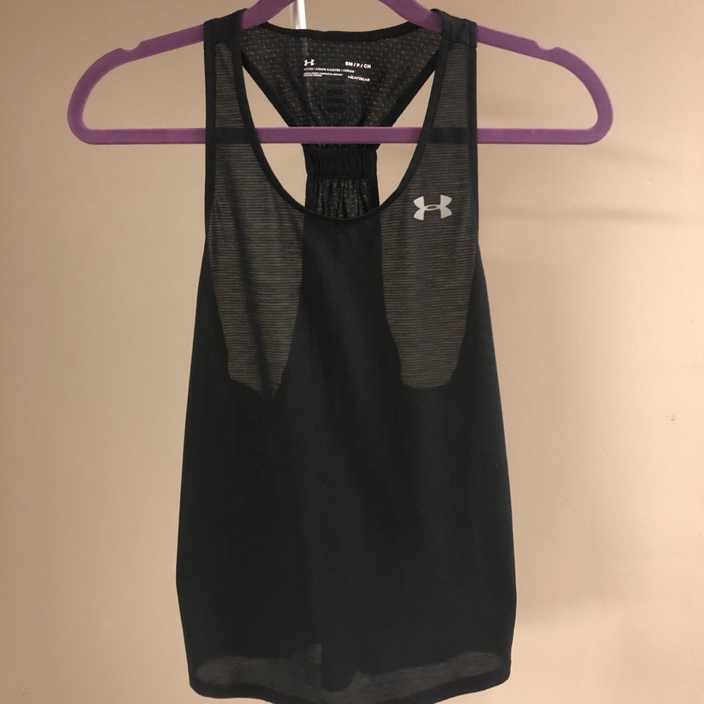 UA Women’s Streaker Racer running tank top